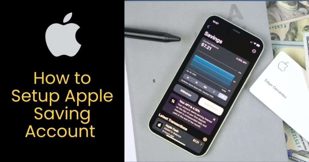 How to Setup Apple Saving Account